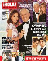 Isabel Preysler habla de su primer año de amor con Mario Vargas Llosa en ¡Hola!