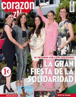 Celebrities en los III Premios Corazón Solidario en la portada de Hoy Corazón