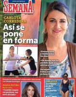 Carlota Corredera se pone en forma, en la portada de Semana