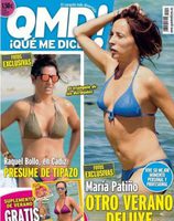 María Patiño en bikini en la portada de la revista QMD!