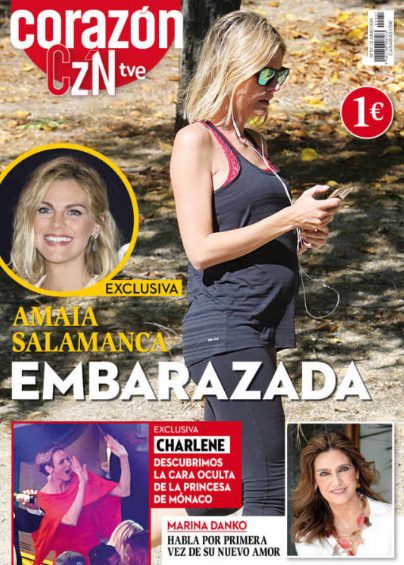 Amaia Salamanca, embarazada según la revista Corazón