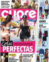 En la portada de Cuore, las famosas que lucen perfectas a pesar de la celulitis