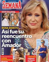 Rosa Benito en la portada de la revista Semana: así fue su reencuentro con Amador