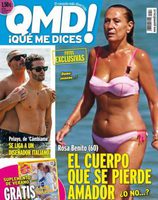 Rosa Benito en bikini en la portada de QMD!