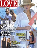 Tita Cervera en la portada de Love