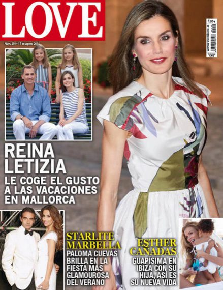 La Reina Letizia en Mallorca para la revista Love