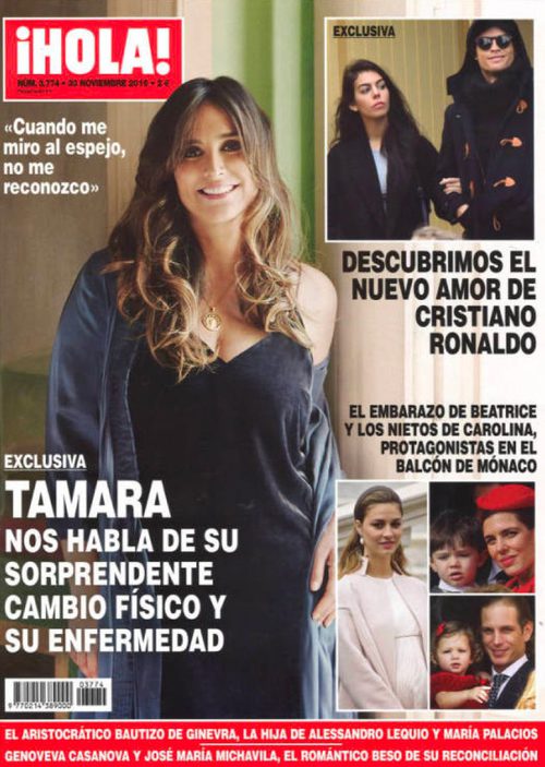 Tamara Falcó habla de su cambio físico y su enfermedad en ¡Hola!