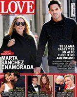 Marta Sánchez y su nuevo novio protagonizan la portada de la revista Love