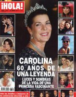 En la portada de Hola Carolina de Mónaco en su 60 cumpleaños