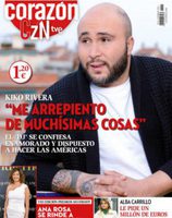 Kiko Rivera en la portada de Corazón: 