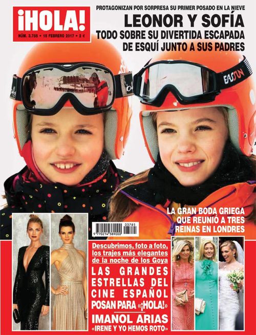 Leonor y Sofía y su escapada a la nieve protagonizan la portada de ¡Hola!