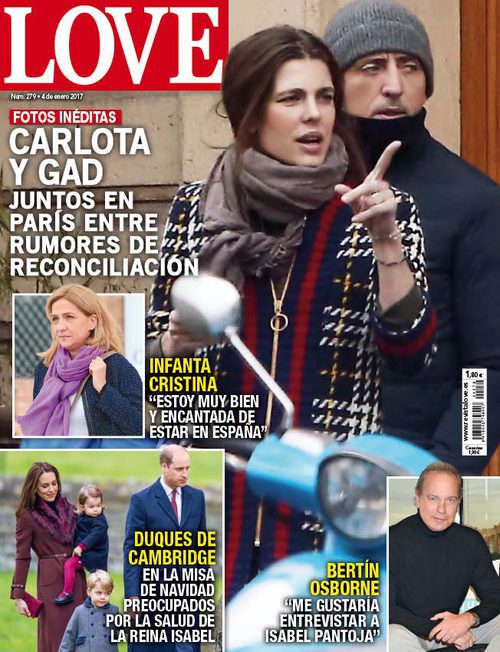 Love pilla en París a Carlota Casiraghi y Gad Elmaleh