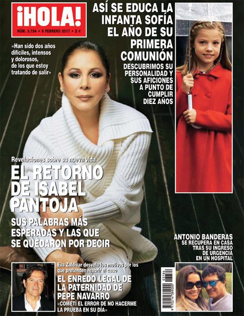 El retorno de Isabel Pantoja en la portada de Hola