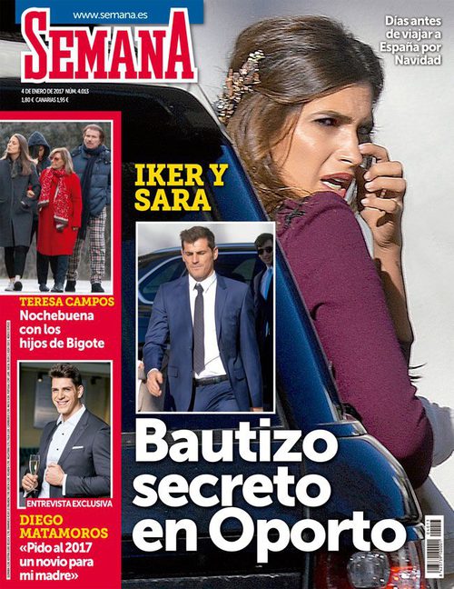 Semana desvela el bautizo secreto de Lucas Casillas en Oporto