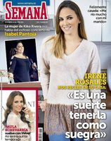 En la portada de Semana: Irene Rosales recibe a la revista en su casa