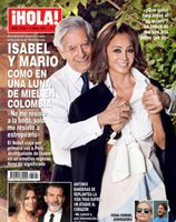 En la portada de ¡Hola! Isabel Preysler y Mario Vargas Llosa disfrutando de Colombia