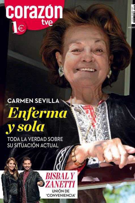 Carmen Sevilla, enferma y sola en Corazón