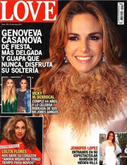 Genoveva Casanova más guapa que nunca en la portada de Love