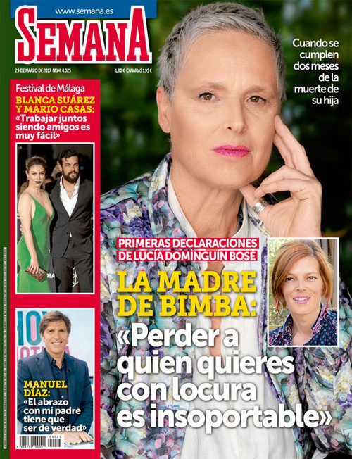 La madre de Bimba Bosé en la portada de Semana