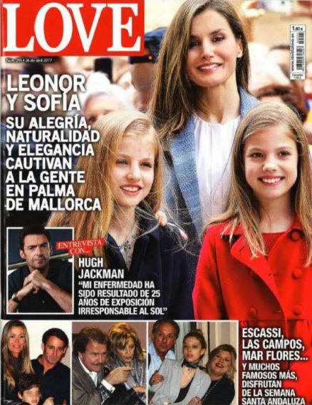 La naturalidad de Leonor y Sofía en la portada de Love