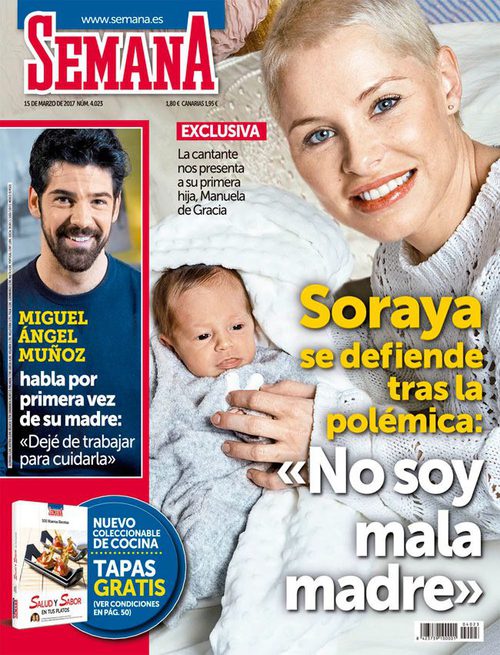 Soraya presenta a su hija en Semana