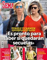 Terelu Campos y Carmen Borrego pendientes de su madre en la portada de Semana