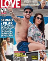 Sergio Ramos y Pilar Rubio cada día más enamorados protagonizan la portada de Love