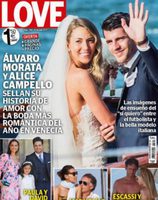 La romántica boda de Álvaro Morata y Alice Campello en Love