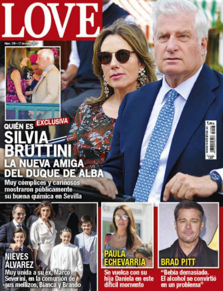 El Duque de Alba con su nueva conquista en la portada de Love