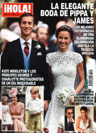 La gran boda de Pippa Middleton y James Matthews en la portada de ¡Hola!