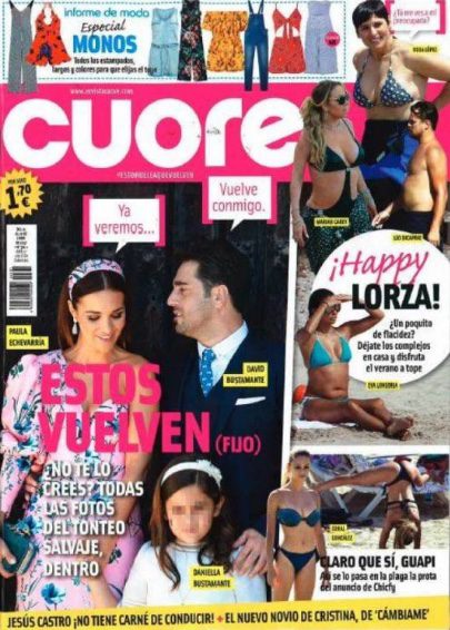 Las imágenes más tiernas de Paula Echevarría y David Bustamante en Cuore