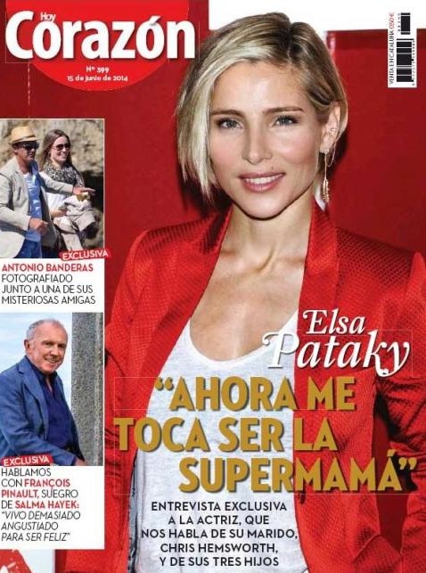 Elsa Pataky, una supermamá en Hoy Corazón