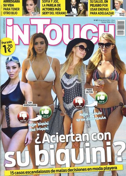 In Touch analiza a las celebrities: ¿aciertan con su biquini?