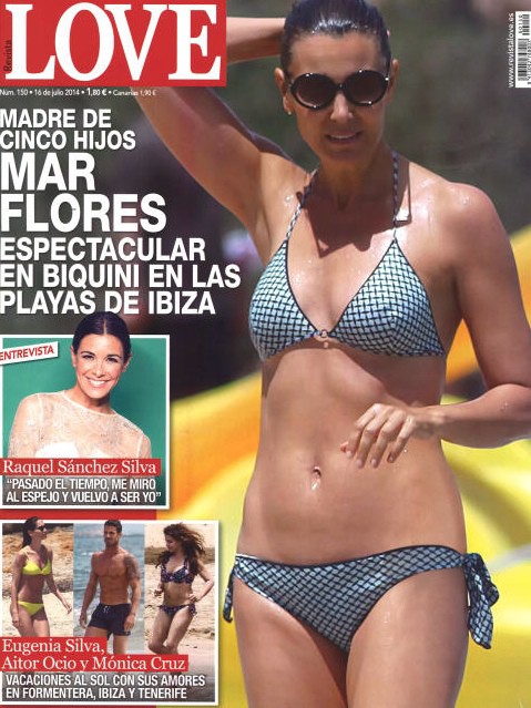 Mar Flores espectacular en biquini en Love