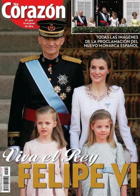 Viva el Rey Felipe VI en Hoy Corazón