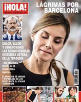 ¡Hola! destaca las lágrimas de los Reyes Felipe y Letizia por Barcelona