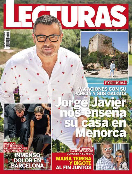 Jorge Javier Vázquez enseña su casa de Menorca en Lecturas