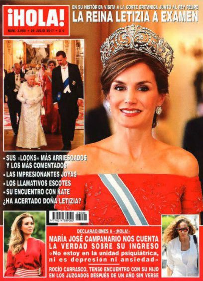 La Reina Letizia conquistando Inglaterra en la portada de ¡Hola!