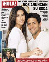 Ana Boyer y Fernando Verdasco anuncian su boda en la revista ¡Hola!