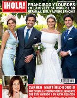 La revista ¡Hola! saca la exclusiva de la boda de Sibi Montes y Álvaro Sanchís