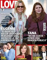 Love dedica su portada a Eugenia Martínez de Irujo con su hija Tana Rivera