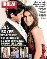 Ana Boyer cuenta los detalles de su boda en ¡Hola!