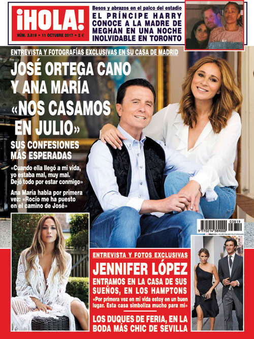 José Ortega Cano y Ana María Aldón anuncian su boda en ¡Hola!