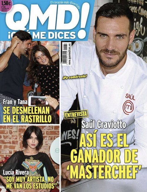 Saúl Craviotto, protagonista de QMD! por su victoria en 'Masterchef Celebrity'