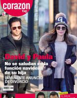 David Bustamante y Paula Echevarría en la portada de Corazón TVE