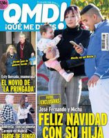 José Fernando y Michu junto a su hija en la portada de QMD!