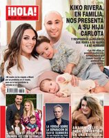 Kiko Rivera, en familia, presenta a su hija Carlota en ¡Hola!