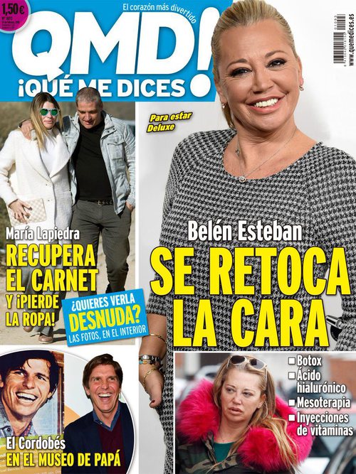 Belén Esteban protagonista de la revista QMD por un retoque estético