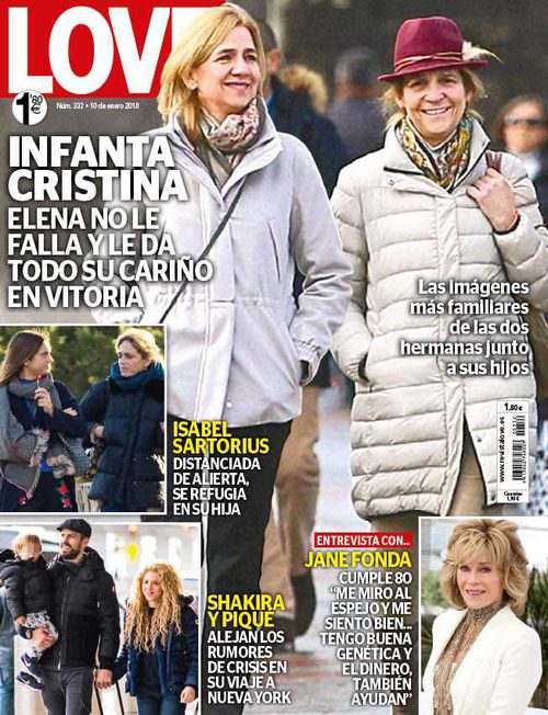 Love: Las Infantas Elena y Cristina, juntas en Vitoria por Navidad