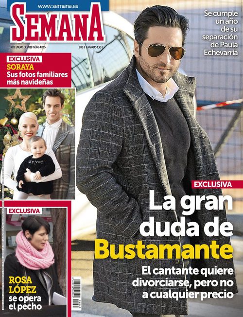 Semana trae en su portada a David Bustamante por las dudas en torno a su divorcio